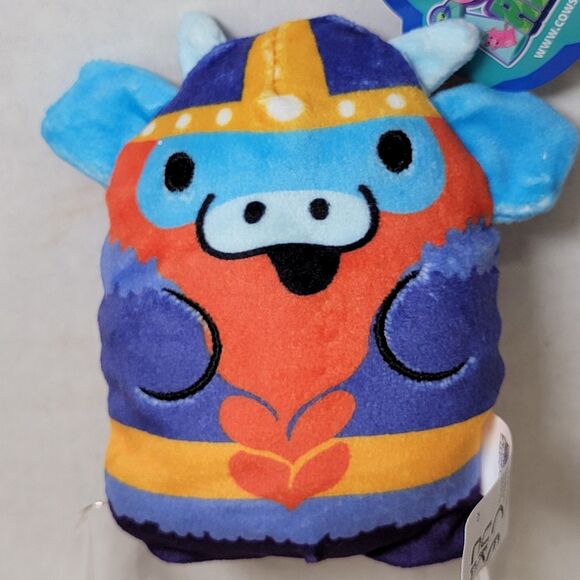 Cows Vs Aliens Bean Bag Plush: #35 RED - NEW - Picture 2 of 4